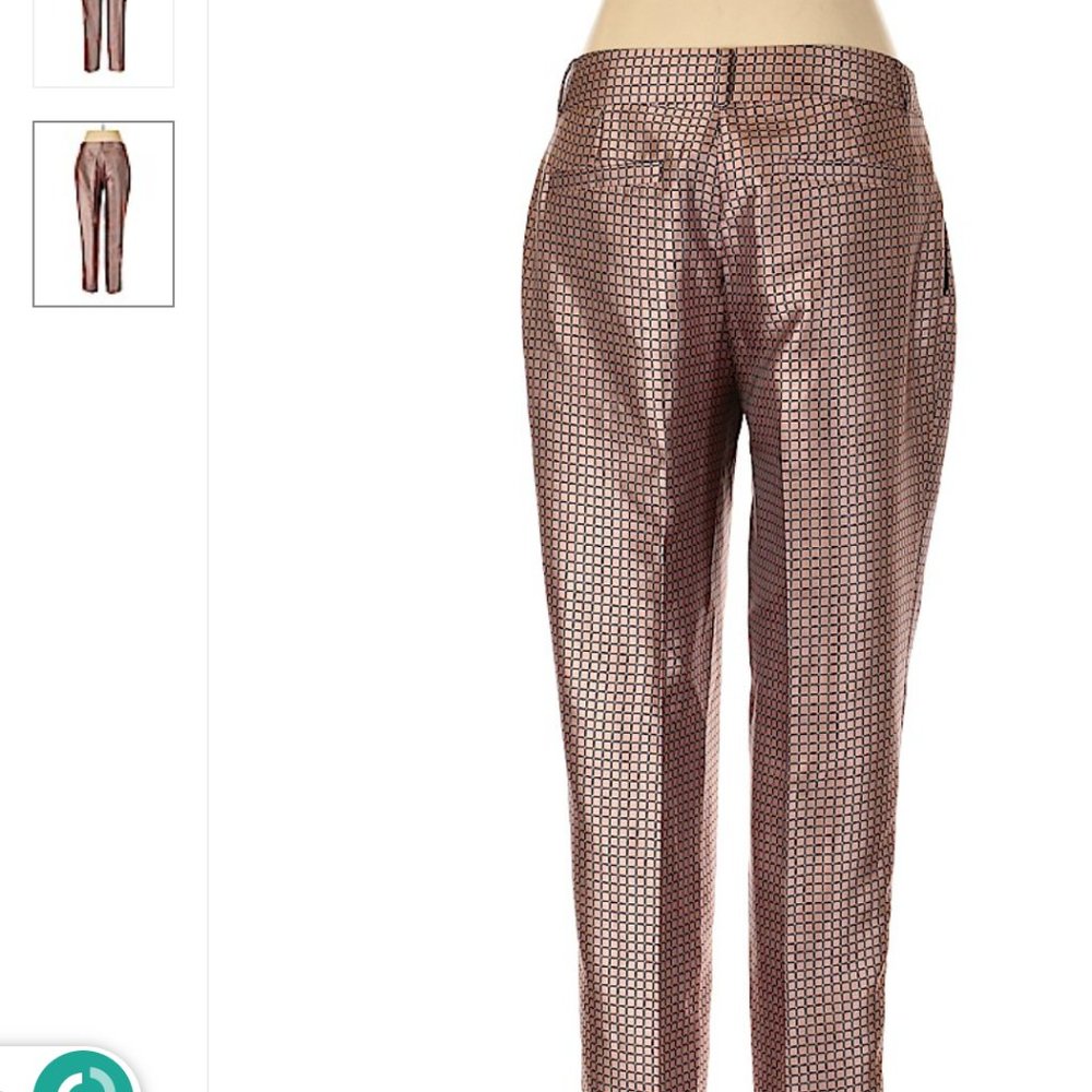 Kate Spade Pink Checkered Boyfriend Fit Dress Pan